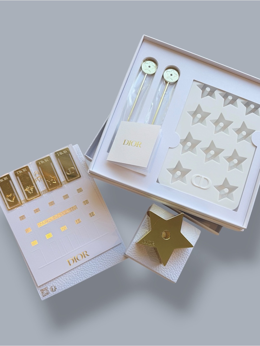 Dior Platinum Member Gift Bundle Bookmarks, beverage set & Star Photo Holder
